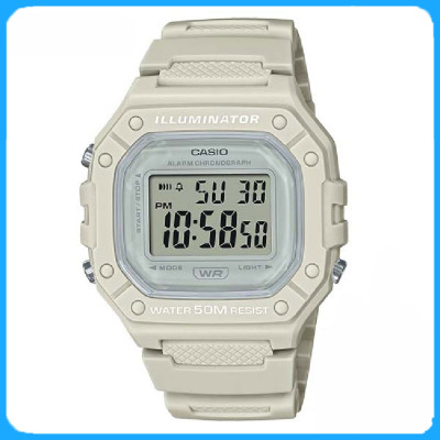 Đồng Hồ Casio W-218HC-8AVDF Dây Nhựa Nam Mặt Vuông