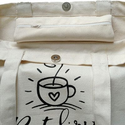 Túi Vải Canvas - But First Coffee