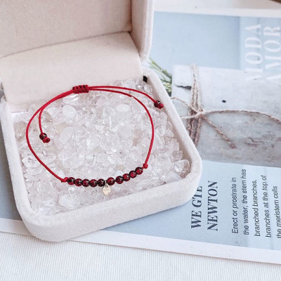 LẮC TAY , VÒNG TAY DÂY CHỈ ĐỎ 10 HẠT THẬP TOÀN THẬP MỸ