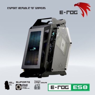 Vỏ Máy Tính Case VSP Esport Rog ES8 (Black/White) - Hàng Chính Hãng