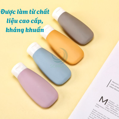 Set Chai Chiết Du Lịch 4 Màu Pastel Siêu Xinh Combo Chai Chiết Mỹ Phẩm Mini – Gọn Nhẹ, Sang Xịn Bộ Chiết Đựng Mỹ Phẩm Du Lịch – Nhỏ Gọn Chuẩn Trend Set Chai Silicone Du Lịch – Không Rò Rỉ, Mềm Mịn SBộ Chai Mini Đi Du Lịch – Màu Dễ Thương, Dễ Phân Loại