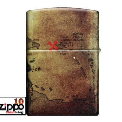 Bật lửa Zippo 49355 Zippo Pirate Ship Design - Chính hãng 100%