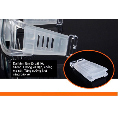 Kính Bảo Vệ Chơi Thể Thao, Bóng Rổ, Bóng Đá Chống Sương Mù Cao Cấp - Có Thể Lắp Mắt Kính Cận - Hãng miDoctor - Màu ĐEN