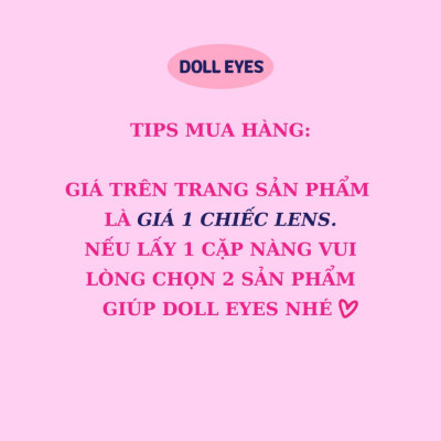 Kính áp tròng DOLL EYES Baby Fox- 14,2mm - 1 Month