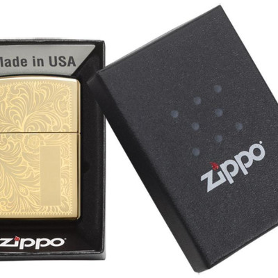 Bật lửa Zippo Brass Venetian Design 352B