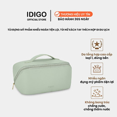 Túi đựng mỹ phẩm nhiều ngăn chuyên dụng, túi nữ xách tay đựng đồ vệ sinh cá nhân mang theo du lịch IDIGO FB2-1232