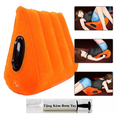 (Hàng New) Ghế Tình Nhân Đệm Bơm Hơi Có Tay Vịn Cho Các Đôi Tình Yêu (Tặng Kèm Bơm Tay) - Dày Bền 2 Lớp Loại Tốt