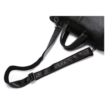 Cặp công sở nam da bò cao cấp BHM392 Mỏng gọn, bền bỉ vừa laptop 14inch