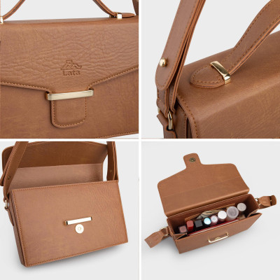 Túi Lata ( Thời trang nữ đi chơi size 22 - Túi đeo chéo da HN109 )