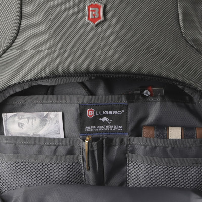 Ba lô LUGBRO BUSINESS i17 (Xanh Navy)