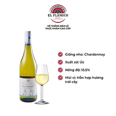 Rượu vang trắng Úc River Retreat Chardonnay White Wine (13%/Vol)