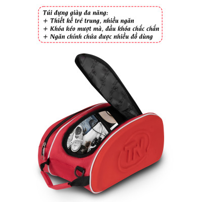 Túi đựng giày thể thao, túi đựng giày đá bóng TN Bags cho nam thiết kế 2 ngăn chống thấm nước tốt TN.B 9002