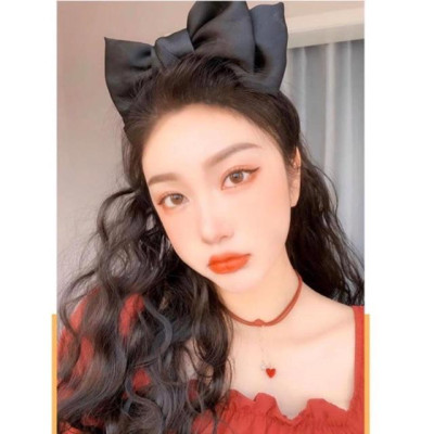 Tóc giả cột xù kèm kẹp nơ cao cấp