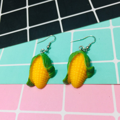 Khuyên tai hình hoa quả cute nhiều mẫu ngẫu nhiên 