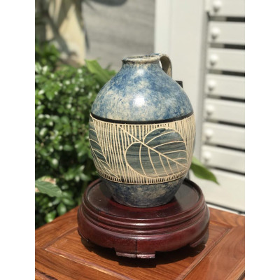 Bình Hoa Độc bản có quay gốm sứ thủ công biên hòa