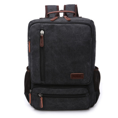 Balo nam vải canvas cao cấp phong cách mới 15,6"