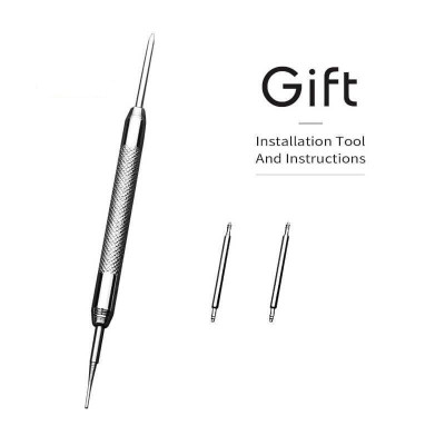 Dây Da Đồng Hồ Da Bò Italy Mềm - Tặng Kèm Chốt Gắn và Dụng cụ tháo lắp