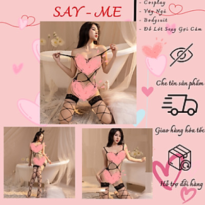 Bộ Bodysuit Lưới Toàn Thân Xẻ Đáy Táo Bạo, Tôn Dáng Tối Đa Và Khơi Gợi Sự Quyến Rũ Tự Nhiên C048