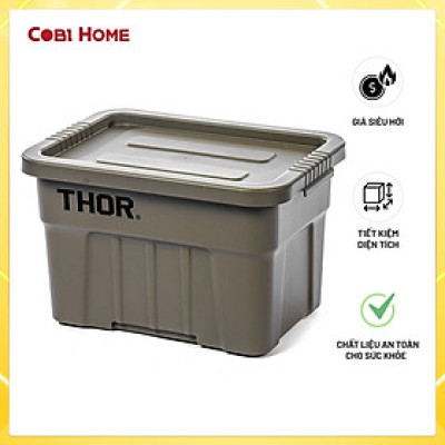 Thùng nhựa Thor hộp nhựa cao cấp không gian lưu trữ lớn thích hợp đi cắm trại, dã ngoại ngoài trời phân phối bởi Cobi Home