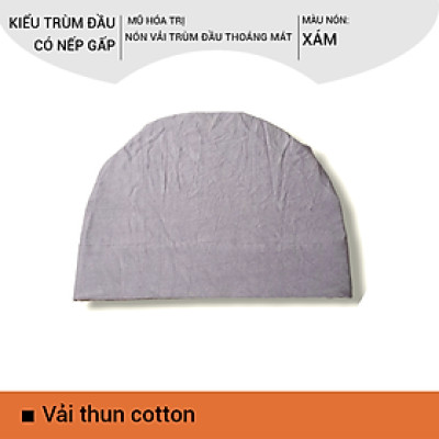 Nón vải thun mêm, thấm hút mồ hôi, mỏng nhẹ mũ trùm đầu vải thun, nhiều màu