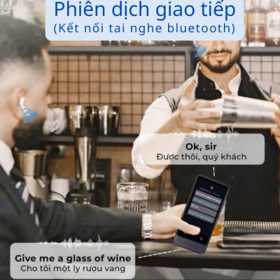 Máy Phiên Dịch Cao Cấp I-Tek T Plus - Hàng Chính Hãng - Bảo Hanh 12 Tháng.