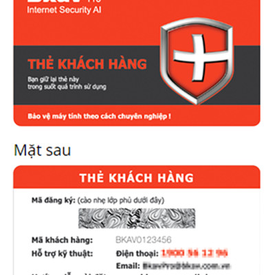 Phần mềm diệt virus BKAV Pro AI: sử dụng cho 1 Thiết bị/năm - Hàng chính hãng