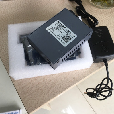 Thiết bị chuyển đổi quang điện Gigabit 10/100/1000M (1 sợi quang) Netlink HTB-4100A - Hàng nhập khẩu