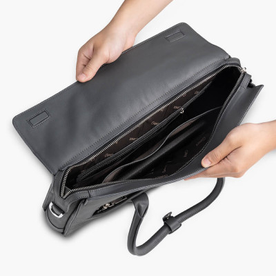 Túi Xách Nam Công Sở Da Bò Taiga Cao Cấp CDX13