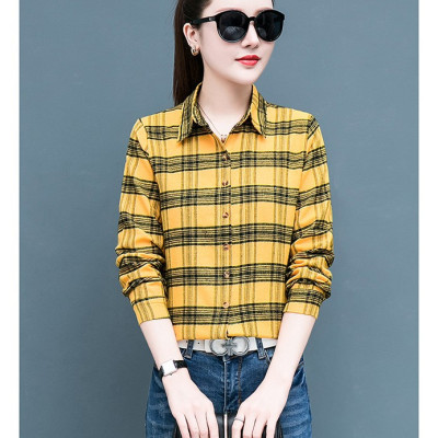 Sơ mi nữ,áo sơ mi nữ hoạ tiết caro Sm22