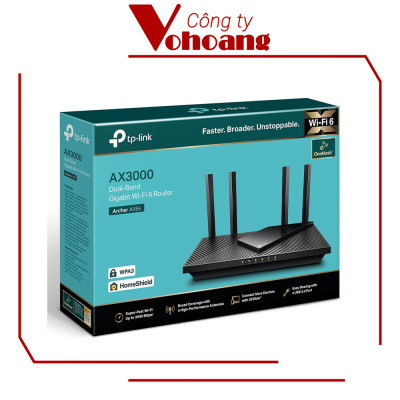 Bộ Phát Wifi TP-Link Archer AX53 Chuẩn Wifi 6 Tốc Độ 3000Mbps - Hàng Chính Hãng
