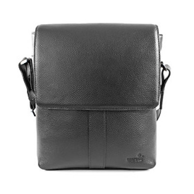 Túi Da Ipad, Túi Đeo Chéo SM242 Da Bò Màu Đen, Nâu