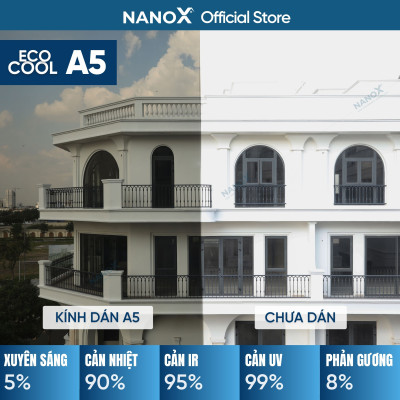 Phim cách nhiệt màu đen, màu tối NanoX