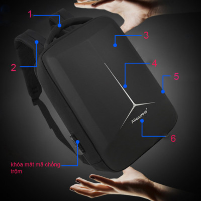 Balo laptop công nghệ chống rạch chống trộm chống nước cao cấp 17,3"