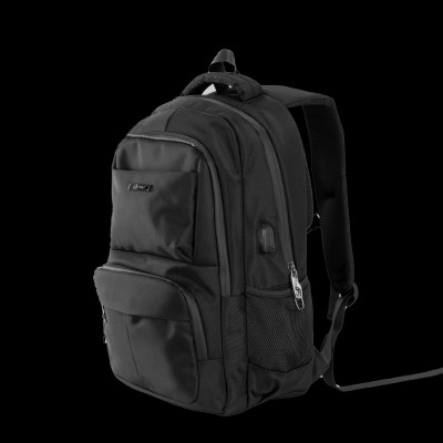 Balo laptop đa năng màu đen trơn hàng chính hãng YVan 213