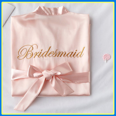 Đầm ngủ nữ áo choàng lụa cao cấp Q59 - Áo choàng ngủ lụa sang trọng quyến rũ - Áo choàng cô dâu