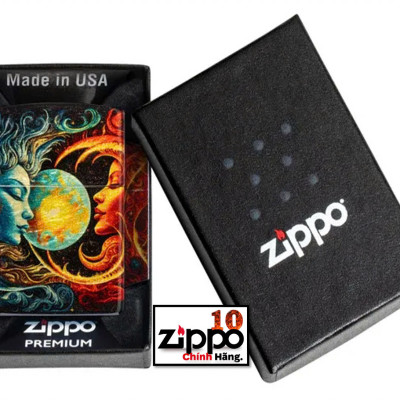 Bật lửa Zippo 46563 Sun and Moon Design - Chính hãng 100%