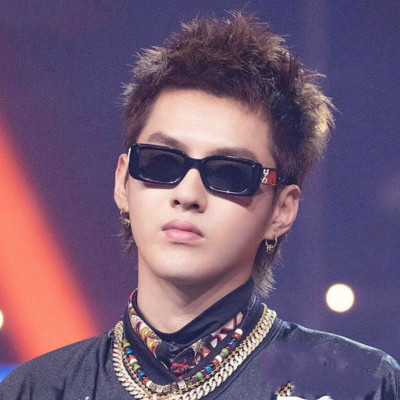 Kính râm Nam Off White Mắt vuông đi đường chống nắng Uv