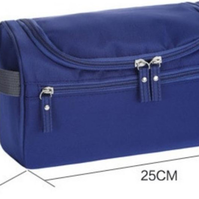 Túi trống mini unisex đựng đồ dùng cá nhân, mỹ phẩm cho nam nữ, túi vải có móc treo toilet chống thấm nhỏ gọn - Hàng chính hãng