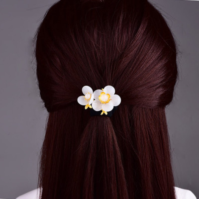 Dây buộc tóc cổ trang cao cấp M68 NASI thun cột tóc nữ đẹp quý phái đồ cột tóc chế tác sắc xảo sang trọng phụ kiện tóc co giãn tốt