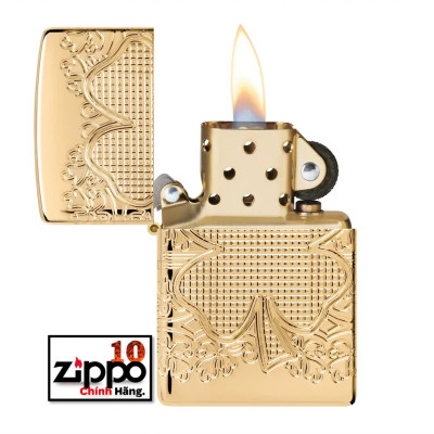 Bật lửa Zippo 46301 Lucky Clover Design - Chính hãng 100%