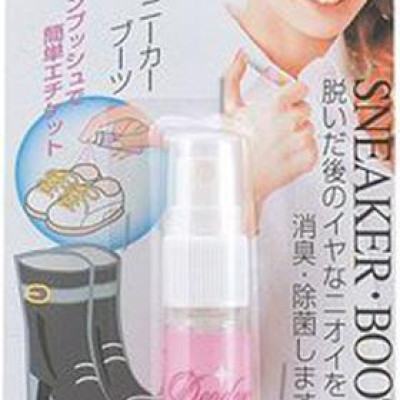 Chai xịt khử mùi hôi giày kháng khuẩn Sanada Seiko 10ml - Nội địa Nhật Bản