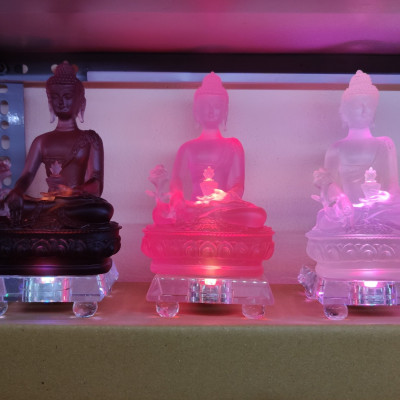 Bộ tượng phật dược sư lưu ly 7 màu