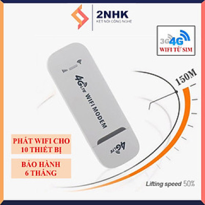 Cục phát wifi từ sim 3G, 4G USB Modem ,USB phát Wifi 4G LTE từ Sim 4G, Dcom phát wifi tốc độ cao, phủ sóng rộng- Hàng Nhập Khẩu