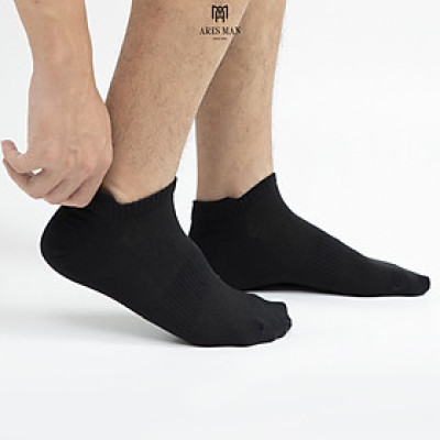 Tất - Vớ Nam Cổ Ngắn Basic Cao Cấp Nhiều Màu Dệt Từ Sợi Tre - Kháng Khuẩn, Thấm Hút, Thoáng Mát, Ngăn Mùi gấp 4 lần tất thường