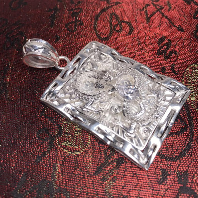 Mặt dây chuyền bạc cao cấp hình rồng MS69