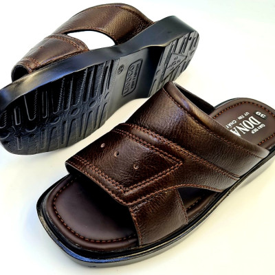 DÉP QUAI NGANG NAM DA BÒ DONAVY CAO CẤP MAY FULL QUAI VÀ ĐẾ RẤT CHẮC CHẮN BAO ĐI MƯA DTOMY