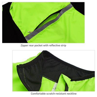 Áo khoác, áo phông cụt tay àm từ vải polyester thoáng khí, nhẹ, chống gió và thấm nước, thích hợp cho các hoạt động ngoài trời