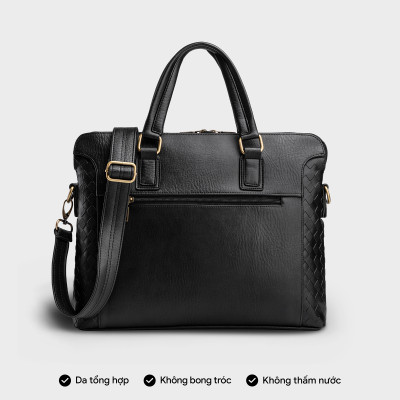 Cặp Công Sở Lata ( Thời trang nam basic đựng laptop 14,6 inch - Cặp da CA28 )