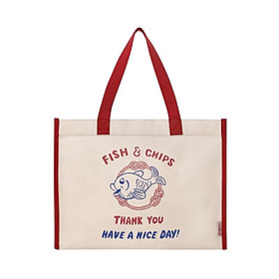 Cath Kidston - Túi đeo vai The Milly Tote Fish and Chips - 1001839 - Warm Cream