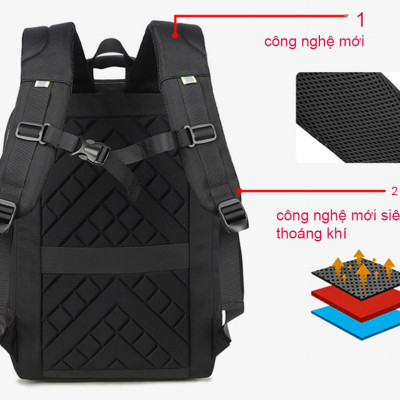 Balo laptop công nghệ chống rạch chống trộm chống nước cao cấp 17,3"